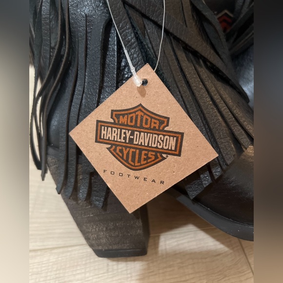 NIB! BLK HARLEY DAVIDSON RETTA BOOTS! - Picture 8 of 12